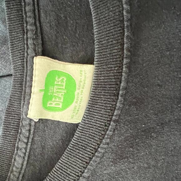 Y2K The Beatles Abbey Road Basic Black Graphic Tee - L - Picture 3 of 3